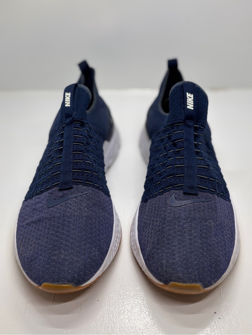 Nike React Phantom Run Flyknit 2 Running Shoes Blue Men's Size 14 Slip-On Sneake - Picture 2 of 14